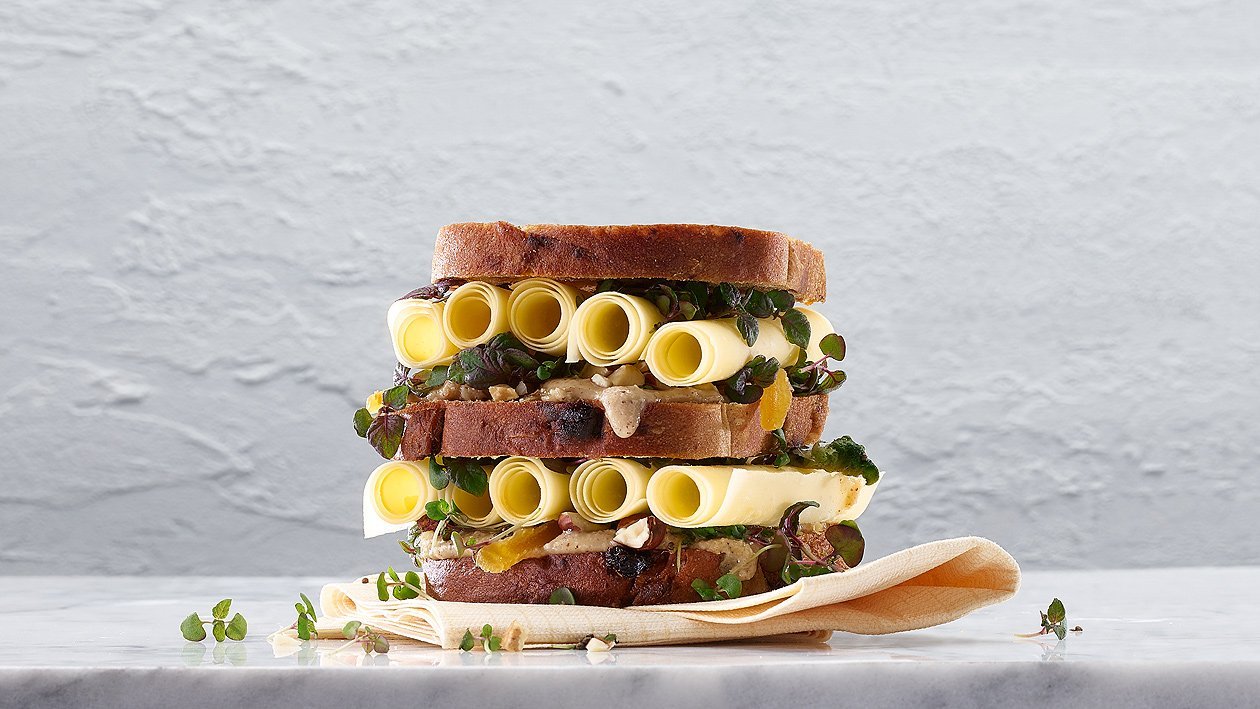 Sandwich roulé végétarien - Trois fois par jour